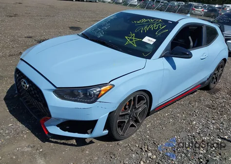 2022 Hyundai Veloster N z USA, uszkodzony, nr VIN KMHT36AH9NU015281